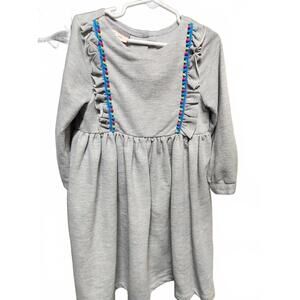 Pippa & Julie Grey Sweatshirt Dress Sz 3